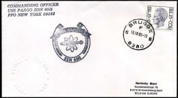 België - Brief Naar Sint-Amandsberg - Commanding Officer USS Pargo (SSN650) FPO New York 09582 - Storia Postale