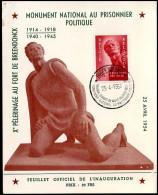 België - Souvenir - 943, Nationaal Gedenkteken Aan De Politieke Gevangene - Covers & Documents