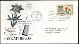 Canada - FDC - Prairie Lily - 1961-1970