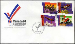 Canada - Commonwealth Games - FDC  - 1991-2000