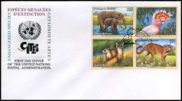 United Nations - Endangered Animals - FDC -  - Andere & Zonder Classificatie