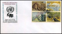 United Nations - Endangered Animals - FDC -  - Other & Unclassified