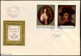 Republica Populara Romana - FDC - Reproduceri De Arta II 1969 - FDC