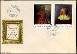 Republica Populara Romana - FDC - Reproduceri De Arta II 1969 - FDC