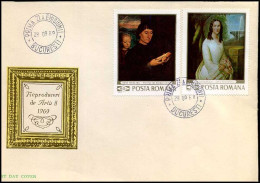 Republica Populara Romana - FDC - Reproduceri De Arta II 1969 - FDC