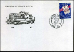 België - FDC - 2550 - Dag Van De Postzegel - Cheminots Philatélistes Liégeois - 1991-2000