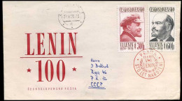 Ceskoslovensko - FDC  - Lenin