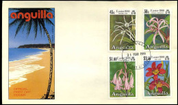 Anguilla - FDC - Flowers - Pasqua