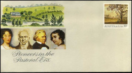 Australia - Enveloppe - Pioneers In The Pastoral Era - Enteros Postales