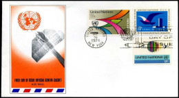 Nations Unies - FDC - First Day Of Issue Official Geneva Cachet - FDC