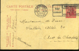 Carte Postale / Postkaart Van Antwerepen / Anvers Naar Aix -la-Chapelle, Allemagne - Covers & Documents