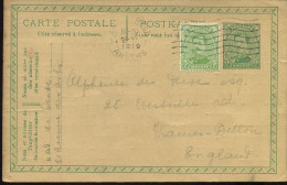 Carte Postale - Postkaart : Van Antwerpen/Anvers Naar England - Storia Postale