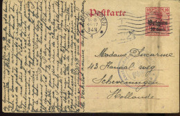 Postkarte Nach Scheverningen, Netherlands - Occupation Allemande