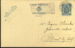 Postkaart - Carte Postale : Van Bruxelles /Brussel Naar Beersel - Storia Postale