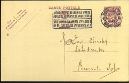 Postkaart - Carte Postale : Van Bruxelles /Brussel Naar Beersel - Storia Postale