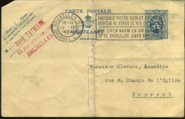 Postkaart - Carte Postale : Van Bruxelles /Brussel Naar Beersel - Covers & Documents