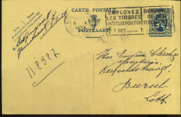Postkaart - Carte Postale : Van Bruxelles /Brussel Naar Beersel - Brieven En Documenten