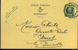 Postkaart - Carte Postale : Van Brugge / Bruges Naar Beersel - Storia Postale