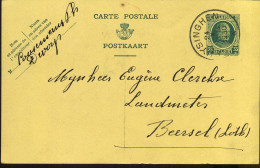 Postkaart - Carte Postale : Van Huysinghen Naar Beersel - Brieven En Documenten