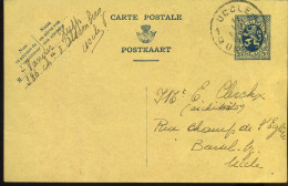 Postkaart - Carte Postale : Van Uccle/Ukkel Naar Beersel - Storia Postale