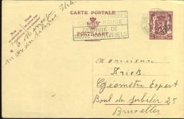 Postkaart - Carte Postale : Van Bruxelles /Brussel  Naar Beersel - Storia Postale