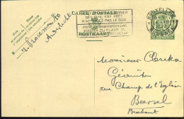 Postkaart - Carte Postale : Van Bruxelles /Brussel  Naar Beersel - Storia Postale