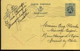 Postkaart - Carte Postale : Van Bruxelles/Brussel Naar Beersel - Storia Postale