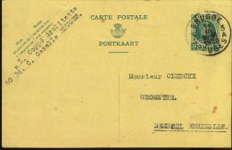 Postkaart - Carte Postale : Van Brugge/Bruges Naar Beersel - Covers & Documents