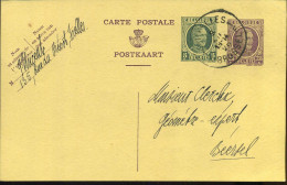 Postkaart - Carte Postale : Van Bruxelles/Brussel Naar Beersel - Covers & Documents