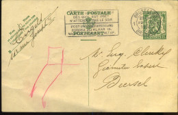 Postkaart - Carte Postale : Van Bruxelles/Brussel Naar Beersel - Covers & Documents