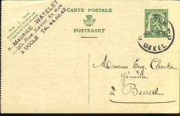 Postkaart - Carte Postale : Van Uccle/Ukkel Naar Beersel - Covers & Documents