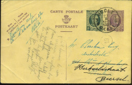 Postkaart - Carte Postale :  Van Ukkel/Uccle Naar Beersel - Storia Postale