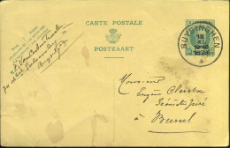 Postkaart - Carte Postale :  Van Buysinghen Naar Beersel - Storia Postale