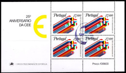 AS0210 Portugal 1982 Flag Of The European Union S/S CTO - Ongebruikt