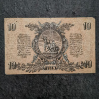 BILLET CIRCULE 10 ROUBLES 1919 RUSSIE / RUSSIA BANKNOTE - Servië