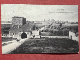 Cartolina - Mantova - Lunetta Di S. Giorgio E Panorama Della Città - 1908 - Mantova