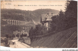 ADUP6-39-0452 - MOREZ - Avenue De La Gare - Villa Eugenie Et Viaduc Des Crottes - Morez