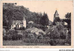 ADUP4-39-0297 - MONTMOROT - Château Du Bas - L'église  - Lons Le Saunier