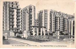 VILLEURBANNE - Les Gratte Ciel - Place Maréchal Pétain Et Rue Michel Servet - état - Villeurbanne