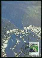 Mk UN Vienna (UNO) Maximum Card 1989 MiNr 92 | 25th Anniv Of World Weather Watch, Depression Over Italy #max-0164 - Maximum Cards