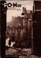 Le PO MIDI Illustré N° 51 Mai 1937 . Guérande .Joueur D'accordéon Pyrénéens . Le Palais Des Chemins De Fer . … - Railway & Tramway