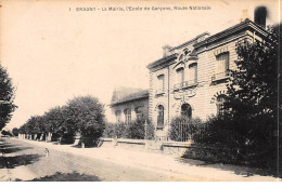 ERAGNY - La Mairie - L'Ecole Des Garçons - Route Nationale - Très Bon état - Eragny