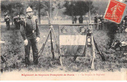 PARIS - Régiment De Sapeurs Pompiers De Paris - Le Drapeau Du Régiment - Très Bon état - Gesundheit, Krankenhäuser