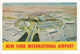New York International Airport - As It Was Planned - 1950's Or 60's Postcard - Aérodromes