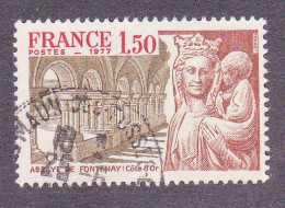 1938 France 1977 Oblitéré  Abbaye De Fontenay  21 Cote D'Or - Oblitérés