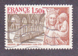 1938 France 1977 Oblitéré  Abbaye De Fontenay  21 Cote D'Or - Oblitérés