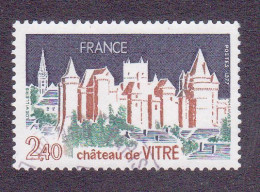 1949 France 1977 Oblitéré  Chateau De Vitré 35 Ile Et Vilaine - Oblitérés