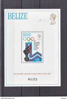 BELIZE 1979 Jeux Olympiques De Lake Placid Michel Block 13  NEUF** MNH - Belize (1973-...)