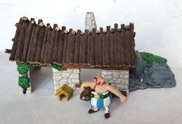 Asterix MAISON D' OBELIX ET CARRIERE DE MENHIR PLASTOY  2015 AVEC FIGURINE D'OBELIX - Asterix & Obelix