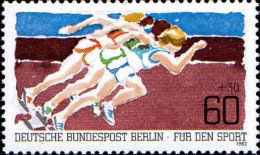 Berlin Poste N** Yv:625 Mi:664 Course à Pied (Thème) - Atletismo